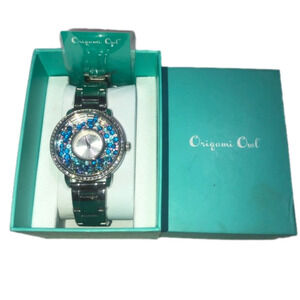 NEW Origami Owl Living Locket Watch Swarovski Crystals & Charms LK5001 8”